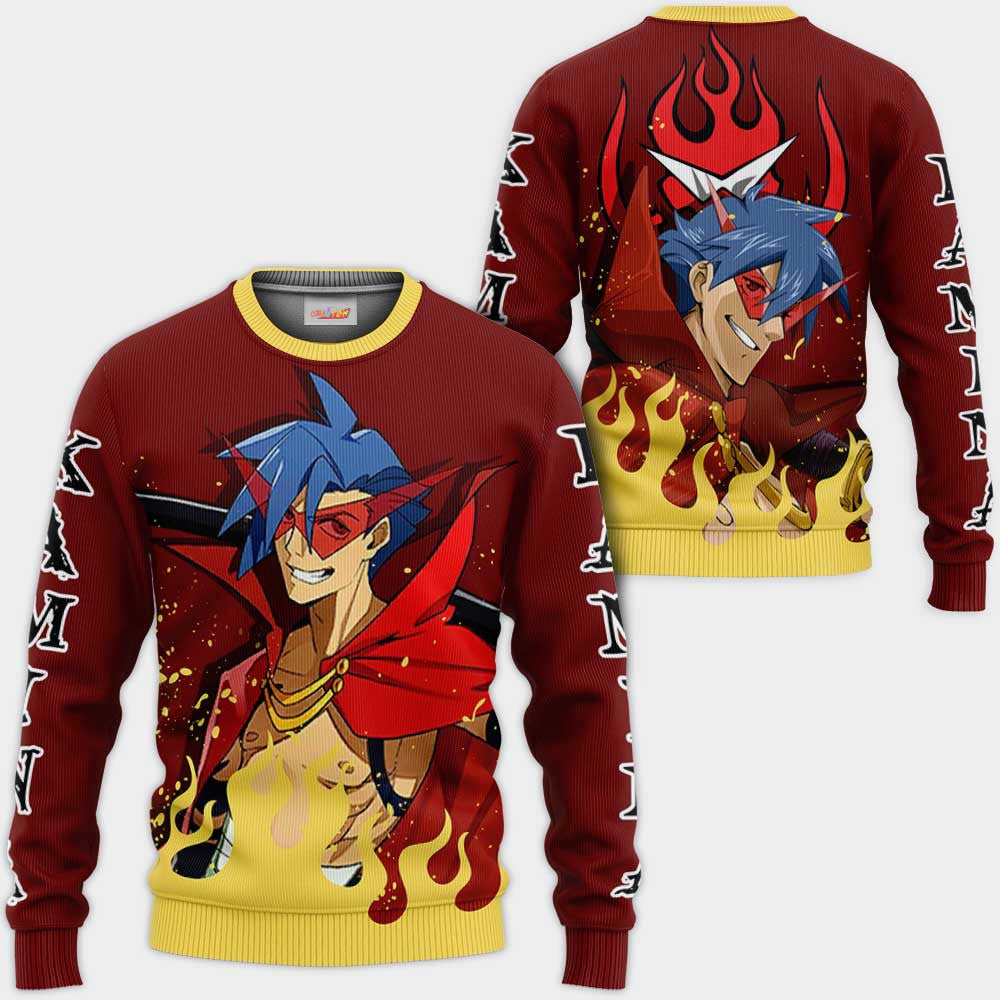 Tengen Toppa Gurren Lagann Kamina Hoodie Shirt