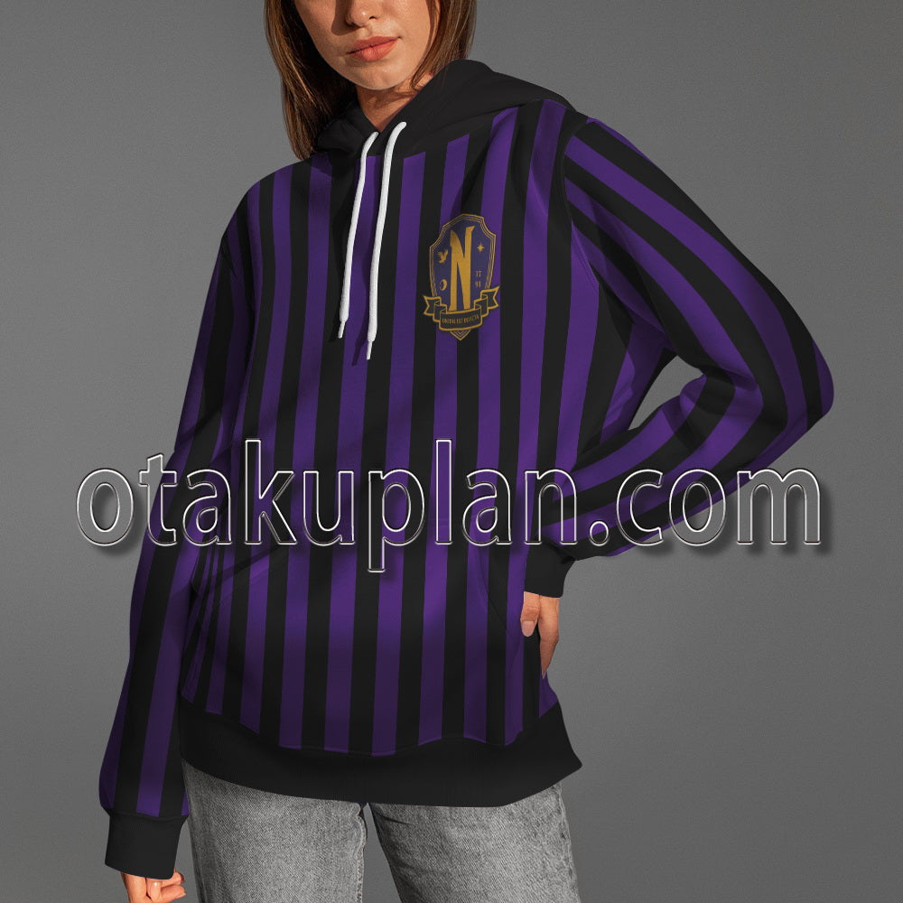 The Addams Family 2022 Wednesday Nevermore Academy School Uniform Cosplay Hoodie