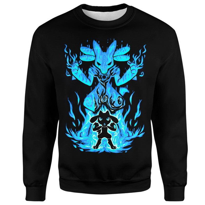 The Aura Within Lucario Riolu Hoodie / T-Shirt