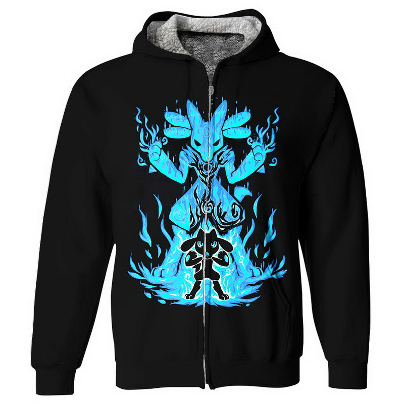 The Aura Within Lucario Riolu Hoodie / T-Shirt