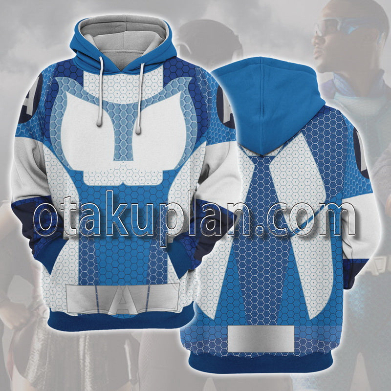 The Boys Season 3 A Train Blue Cosplay Hoodie