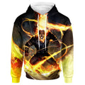 The Flaming-Skulled Ghost Rider Hoodie / T-Shirt