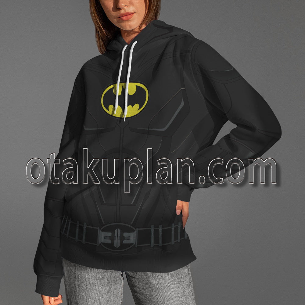 The Flash 2023 Batman 1989 Battle Suit Cosplay Hoodie