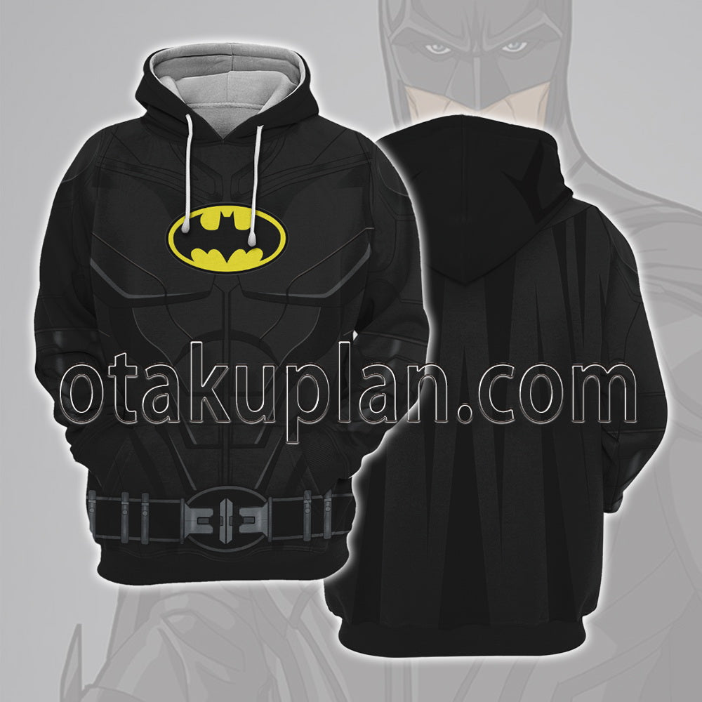 The Flash 2023 Batman 1989 Battle Suit Cosplay Hoodie