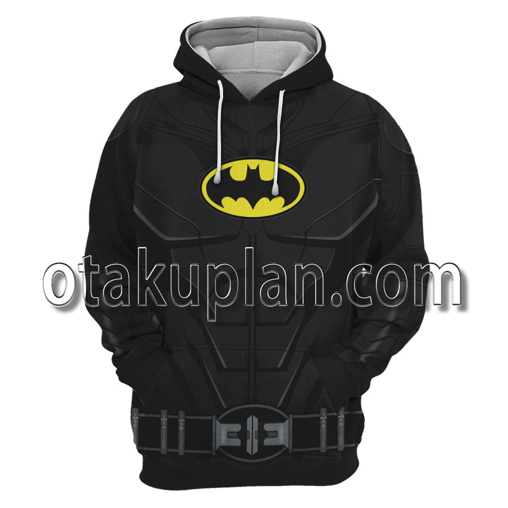 The Flash 2023 Batman 1989 Battle Suit Cosplay Hoodie