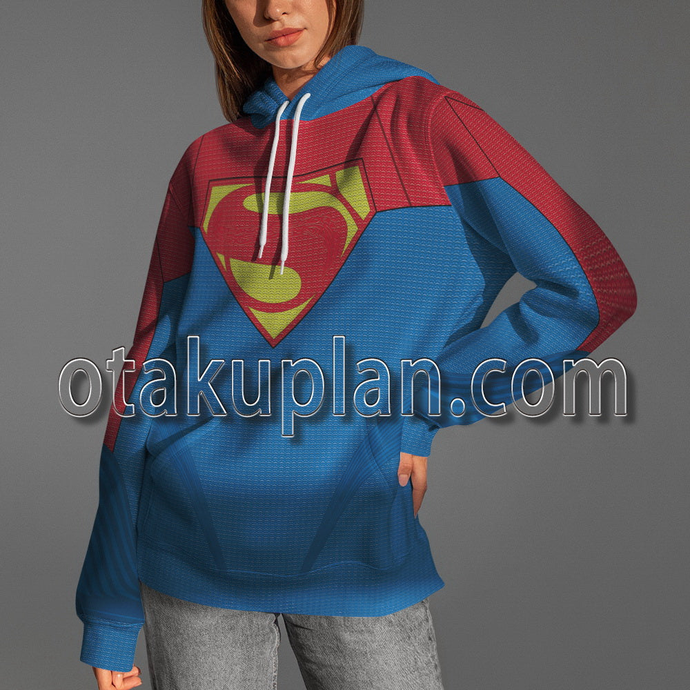 The Flash 2023 Super girl Kara Zor-El Battle Suit Cosplay Hoodie
