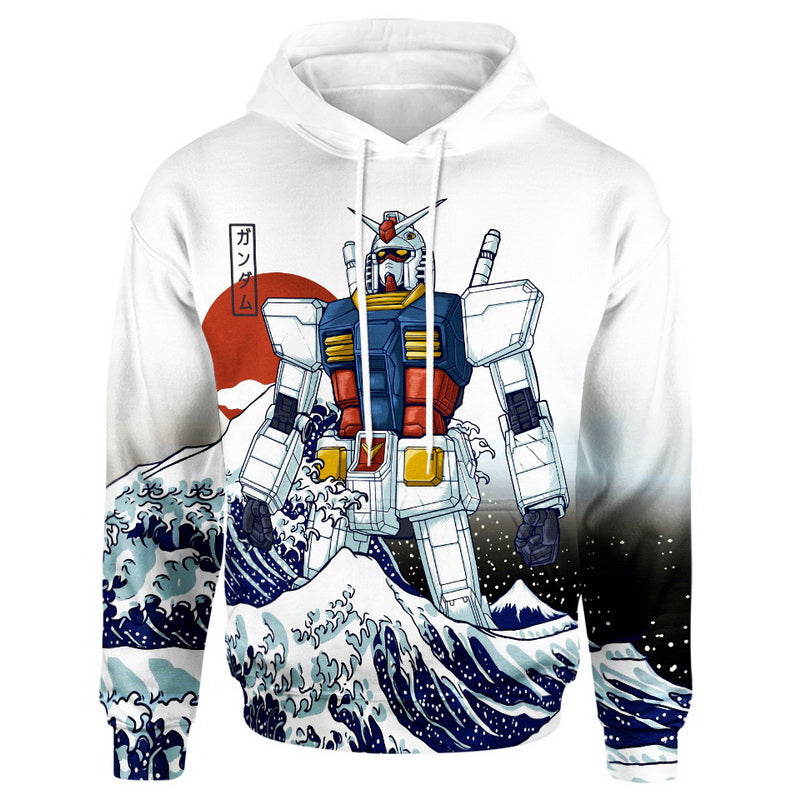The Great Wave off Kanagawa Gundam Hoodie / T-Shirt