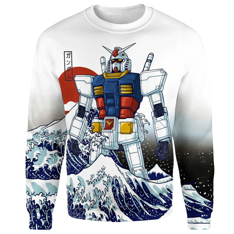 The Great Wave off Kanagawa Gundam Hoodie / T-Shirt