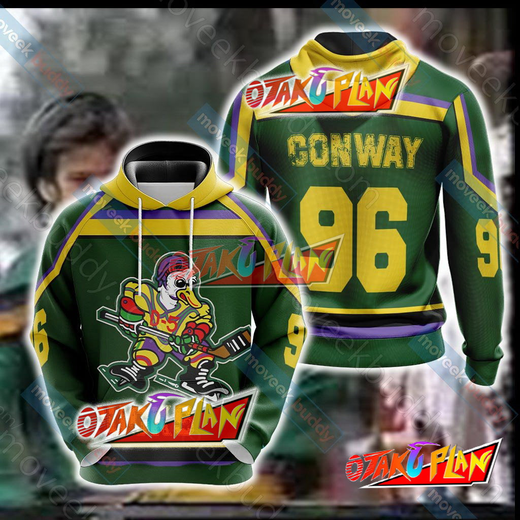 The Mighty Ducks Conway 96 Unisex 3D Hoodie