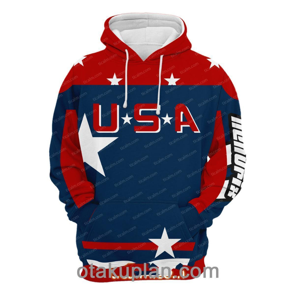 The Mighty Ducks USA Pullover Hoodie