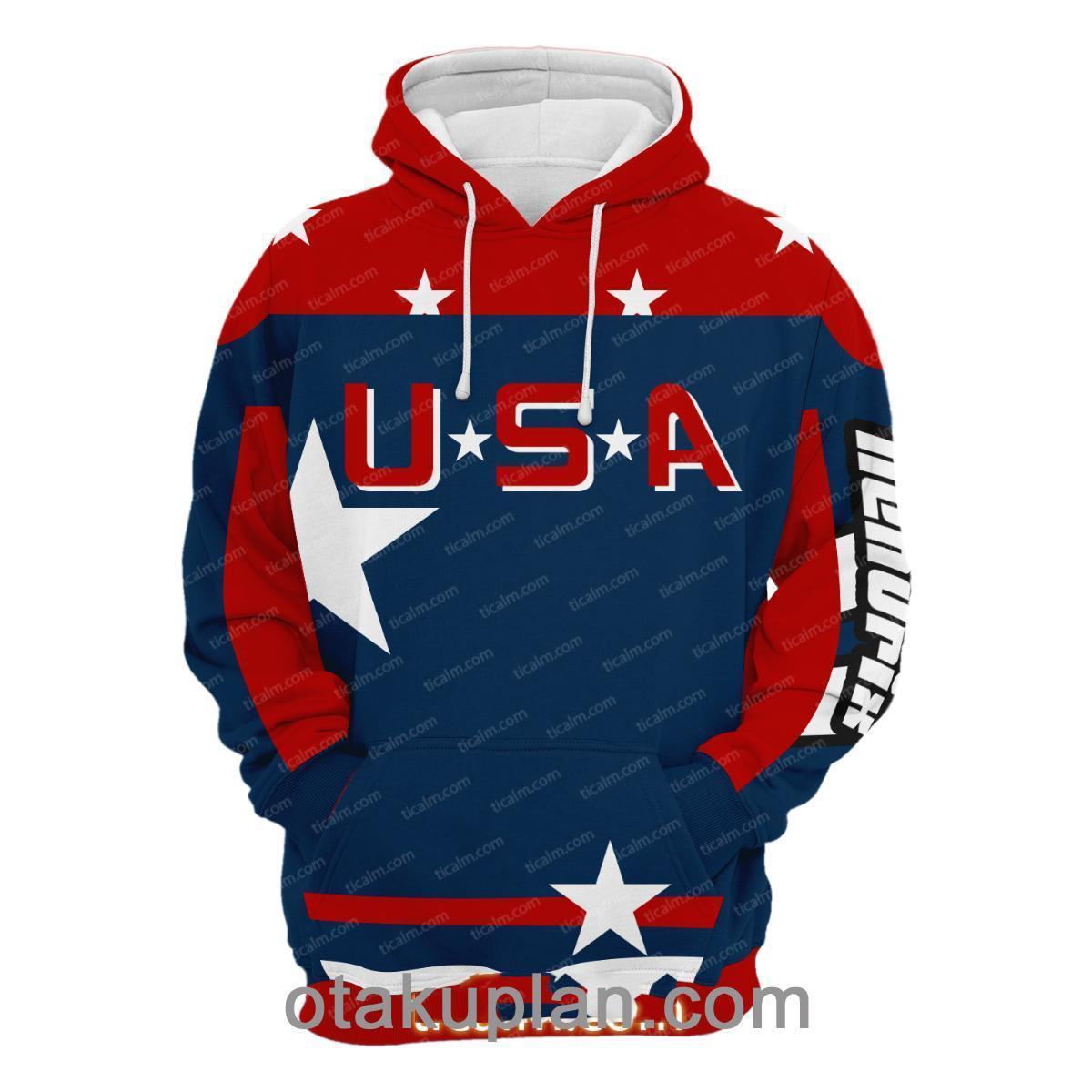 The Mighty Ducks USA Pullover Hoodie