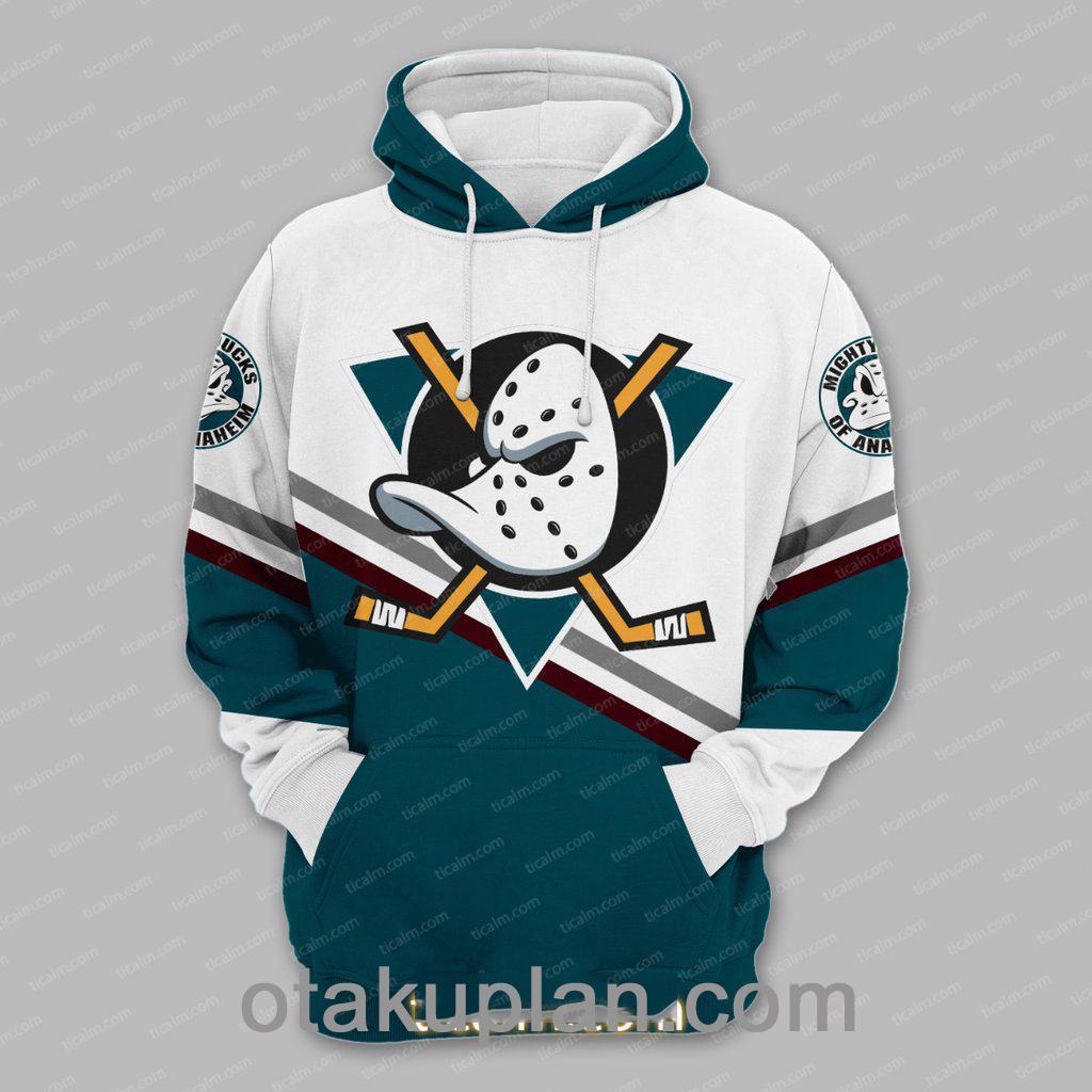 The Mighty Ducks White Pullover Hoodie