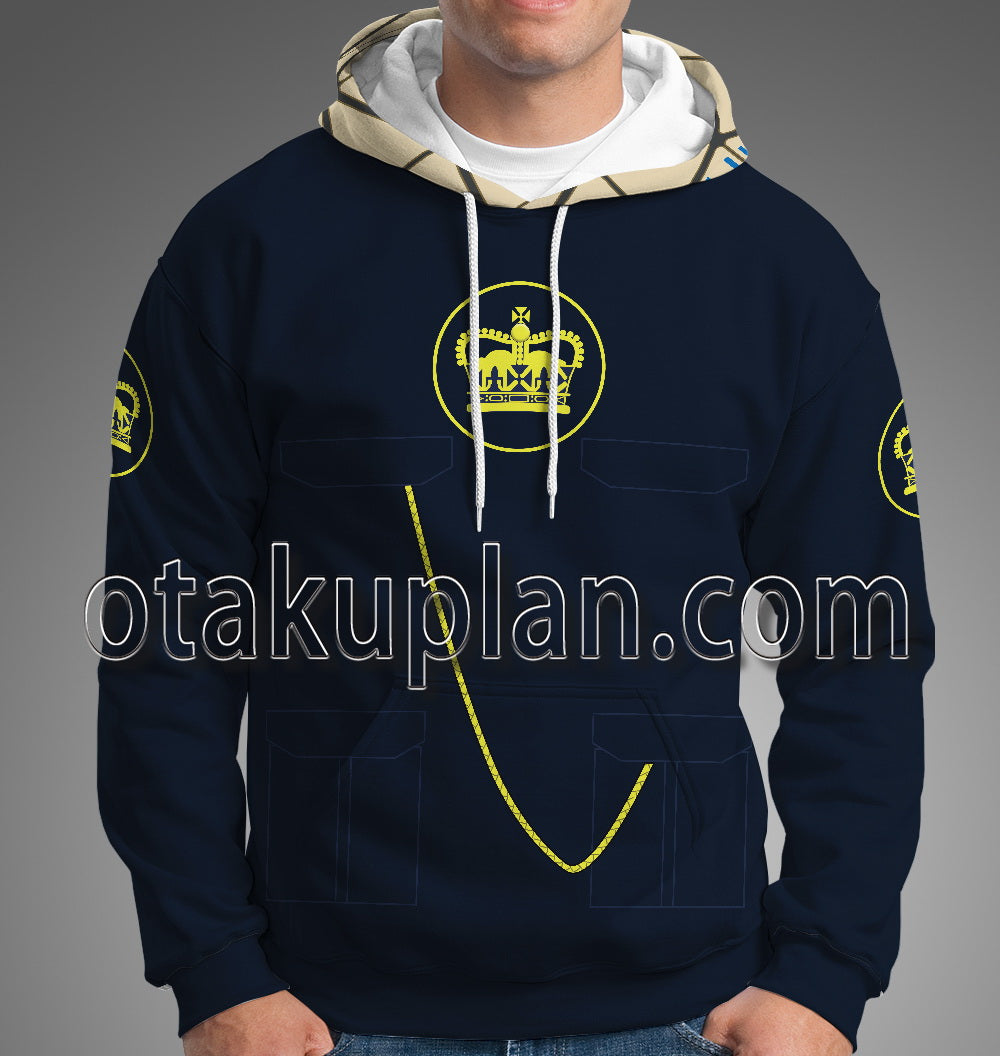 The Peripheral The Robot Cop Cosplay Hoodie