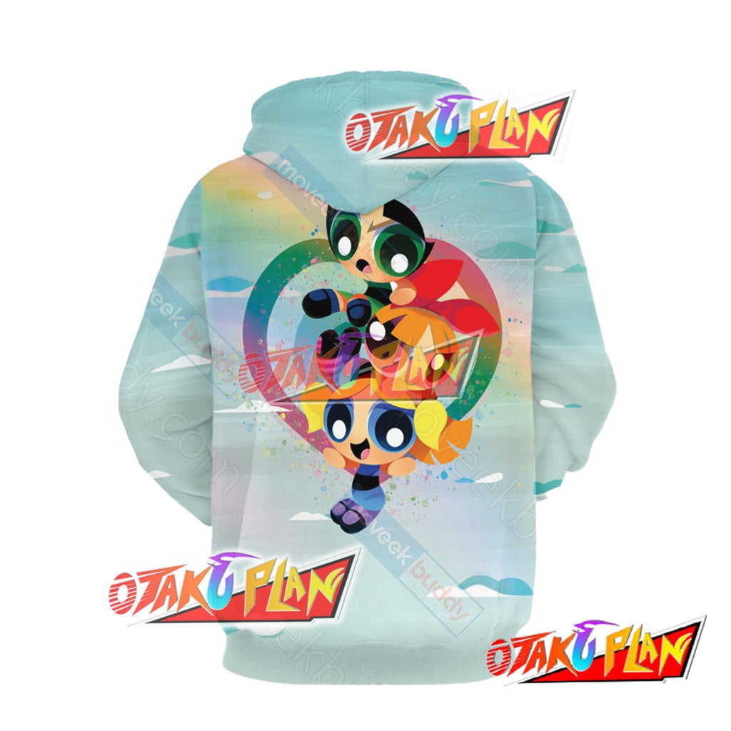 The Powerpuff Girls New Look 3D Hoodie