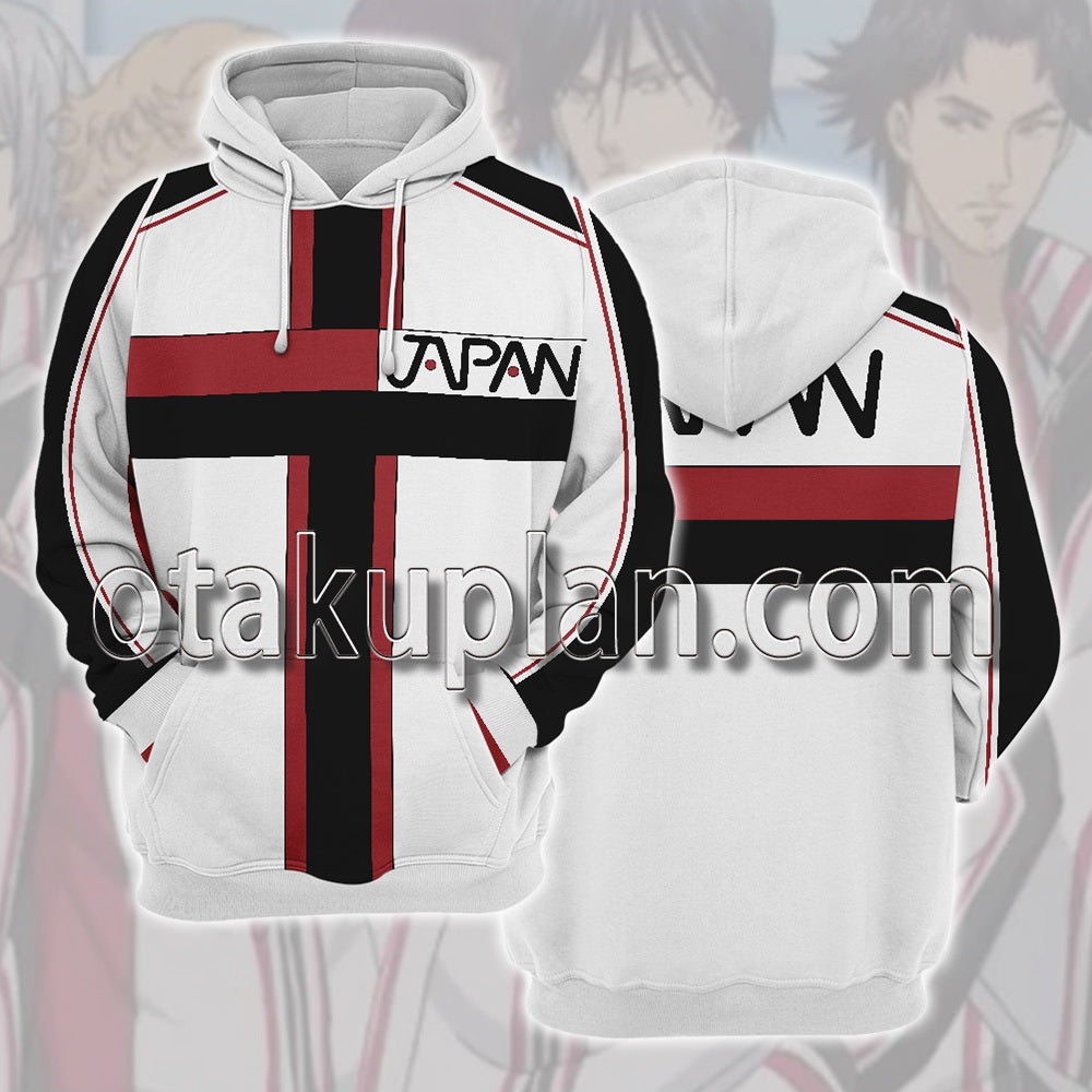 The Prince of Tennis II Seiichi Yukimura Shusuke Fuji Keigo Atobe White Cosplay Hoodie