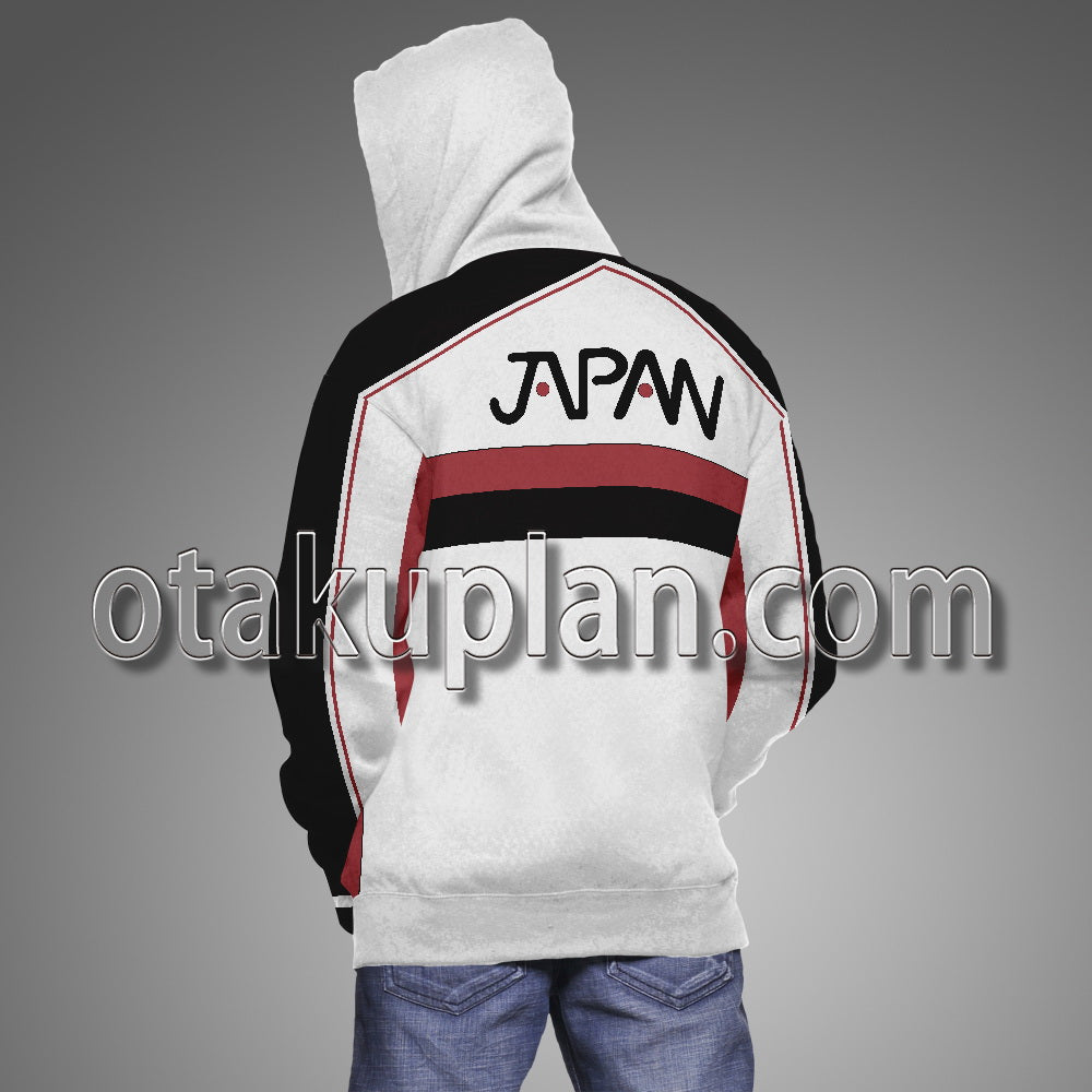 The Prince of Tennis II Seiichi Yukimura Shusuke Fuji Keigo Atobe White Cosplay Hoodie
