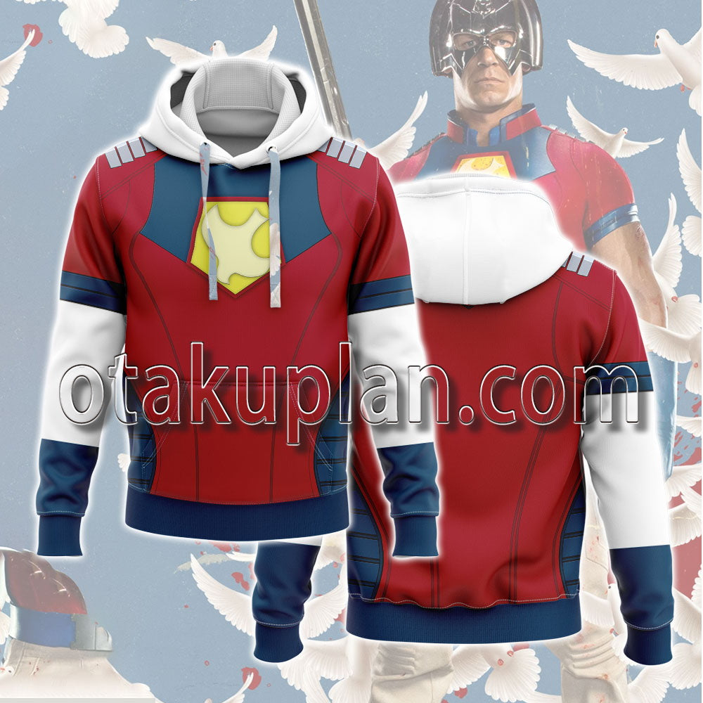 The Suicide Squad Christopher Smith Peacemaker Cosplay Hoodie