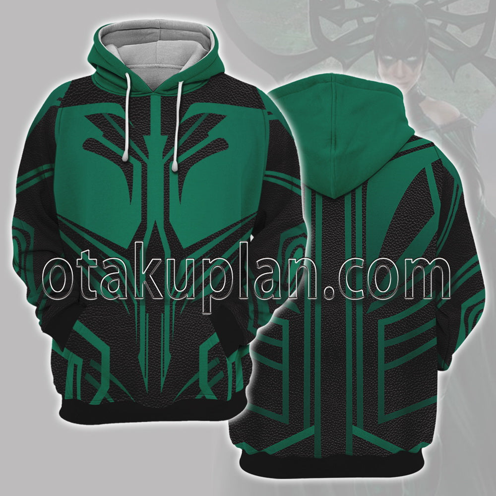 Thor 3 Ragnarok Hela Battle Suit Cosplay Hoodie