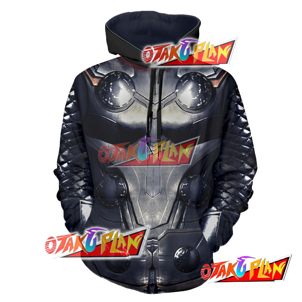 Thor Cosplay 3D Hoodie