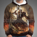 Thor Odinson Battle Scene Hoodie
