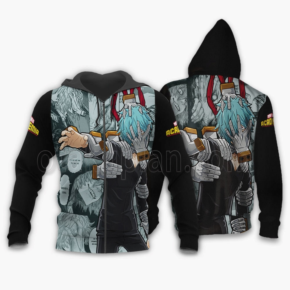 Tomura Shigaraki Hoodie Custom Manga Style