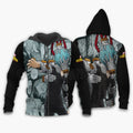 Tomura Shigaraki Hoodie Custom Manga Style