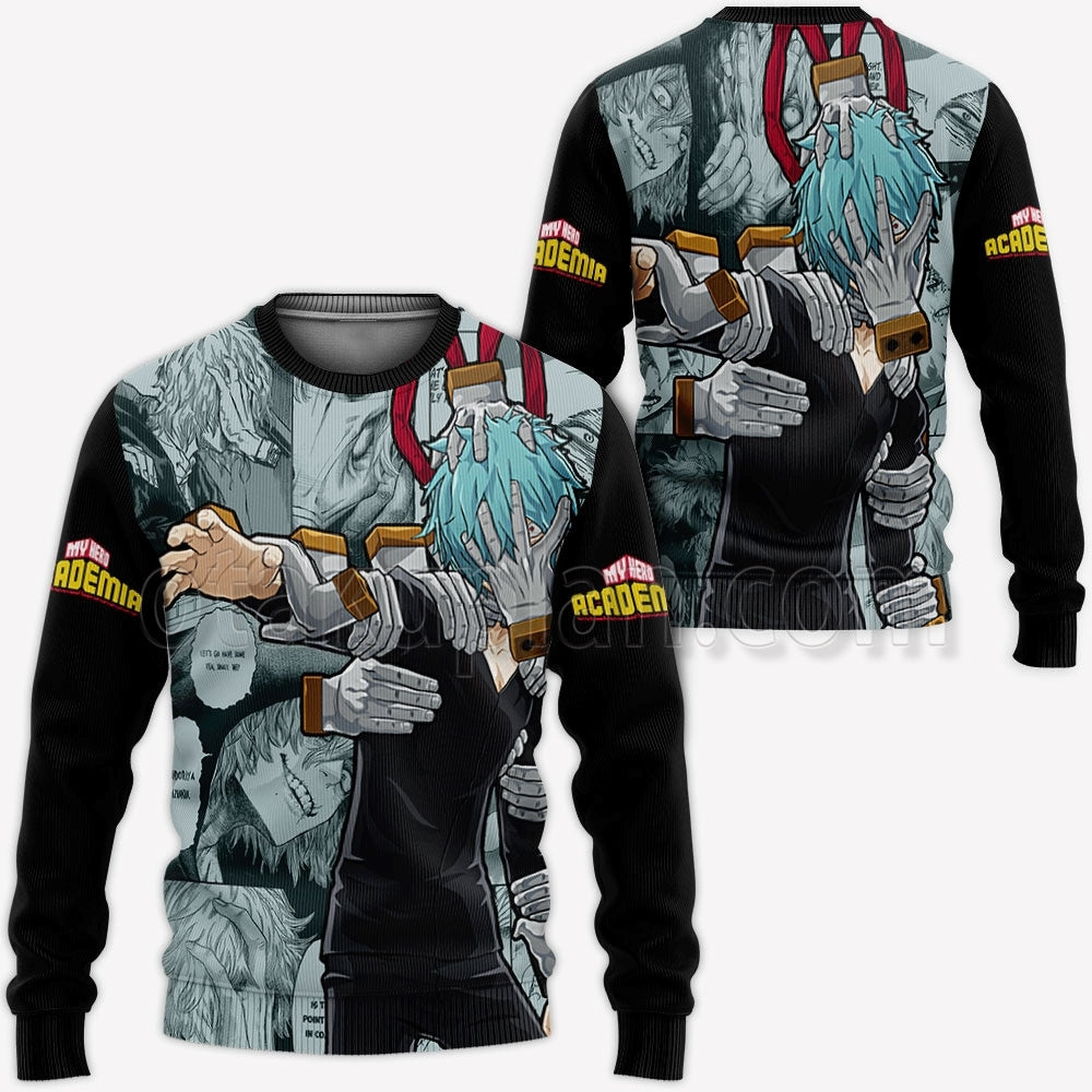 Tomura Shigaraki Hoodie Custom Manga Style
