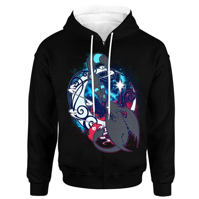 Toothless and Umbreon Hoodie / T-Shirt