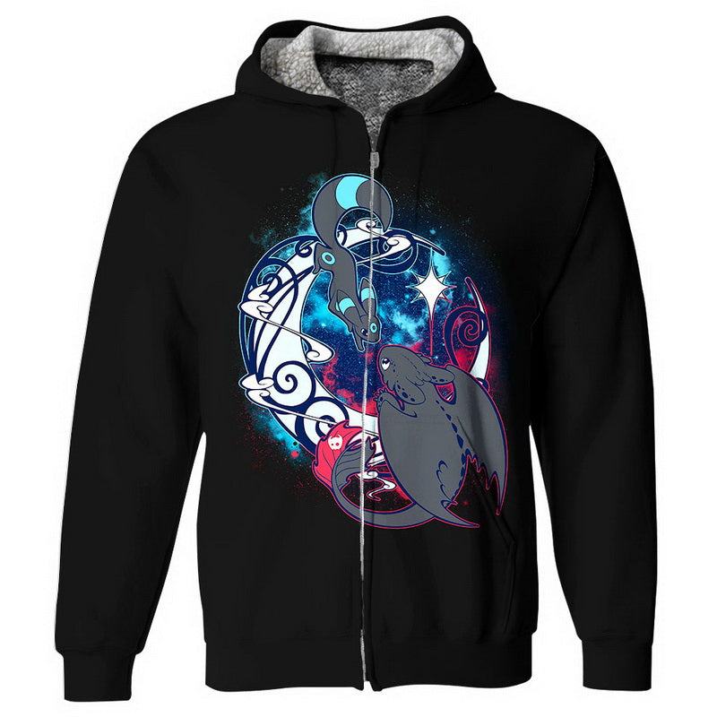 Toothless and Umbreon Hoodie / T-Shirt