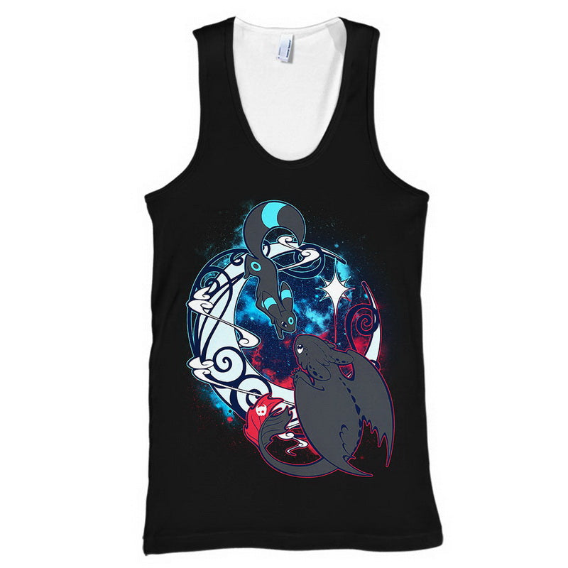 Toothless and Umbreon Hoodie / T-Shirt