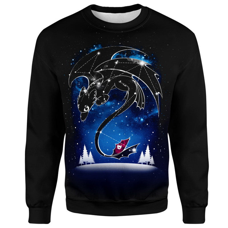 Toothless Starry Hoodie / T-Shirt