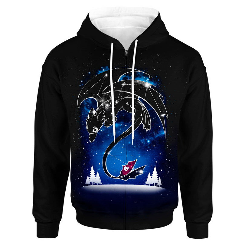 Toothless Starry Hoodie / T-Shirt