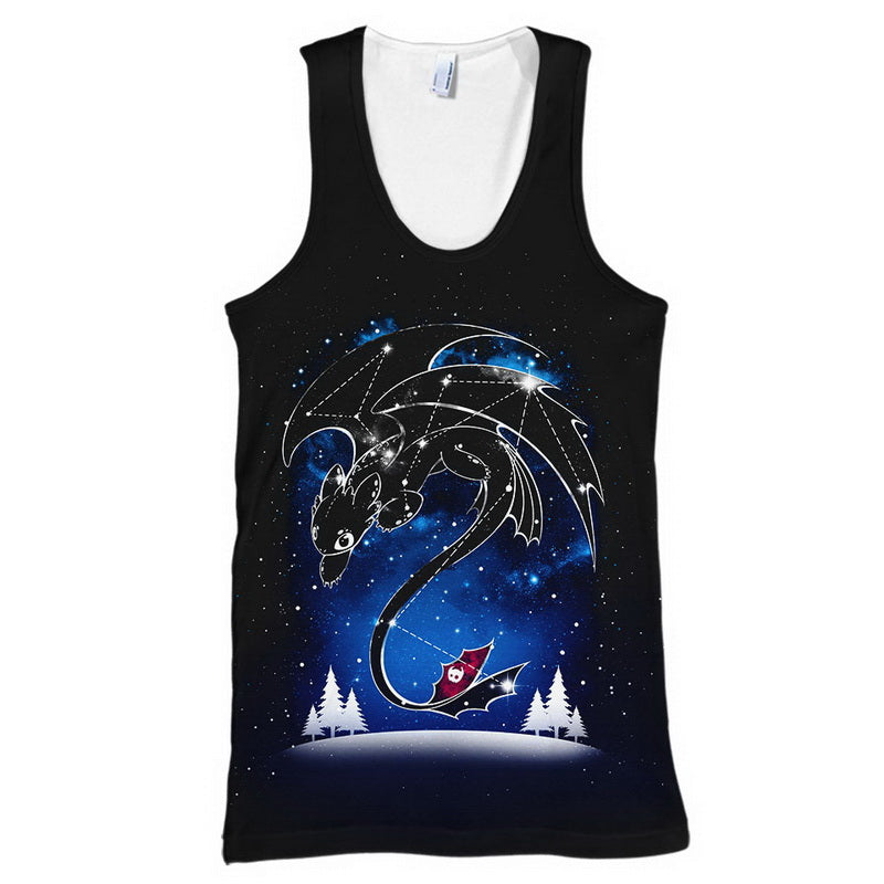 Toothless Starry Hoodie / T-Shirt