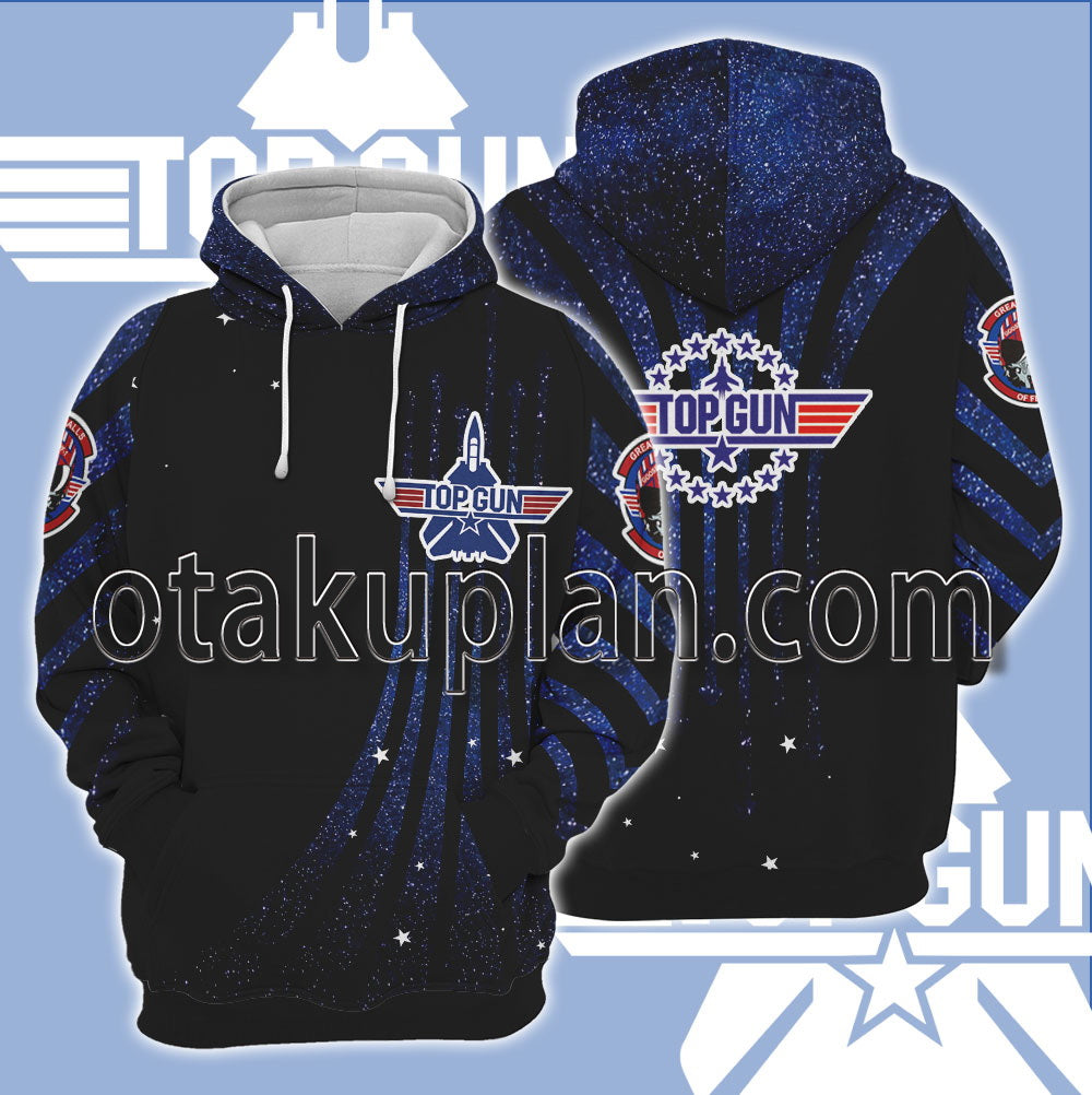 Top Gun Starry Sky Pattern Hoodie