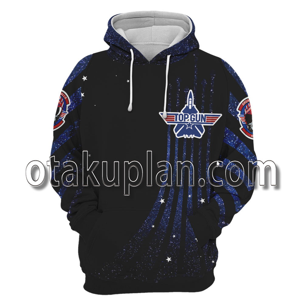 Top Gun Starry Sky Pattern Hoodie