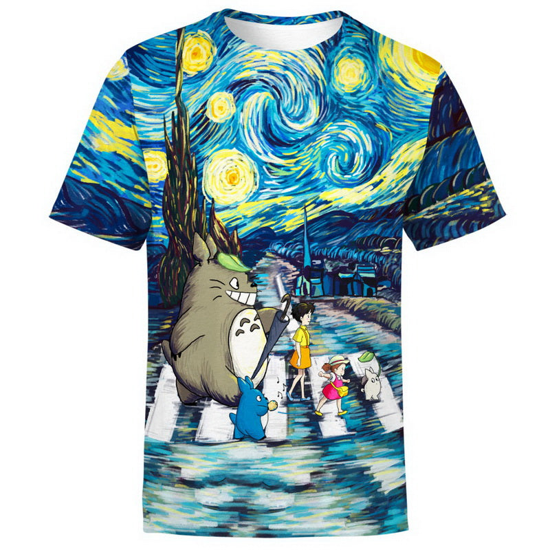 Totoro Starry Night Hoodie / T-Shirt