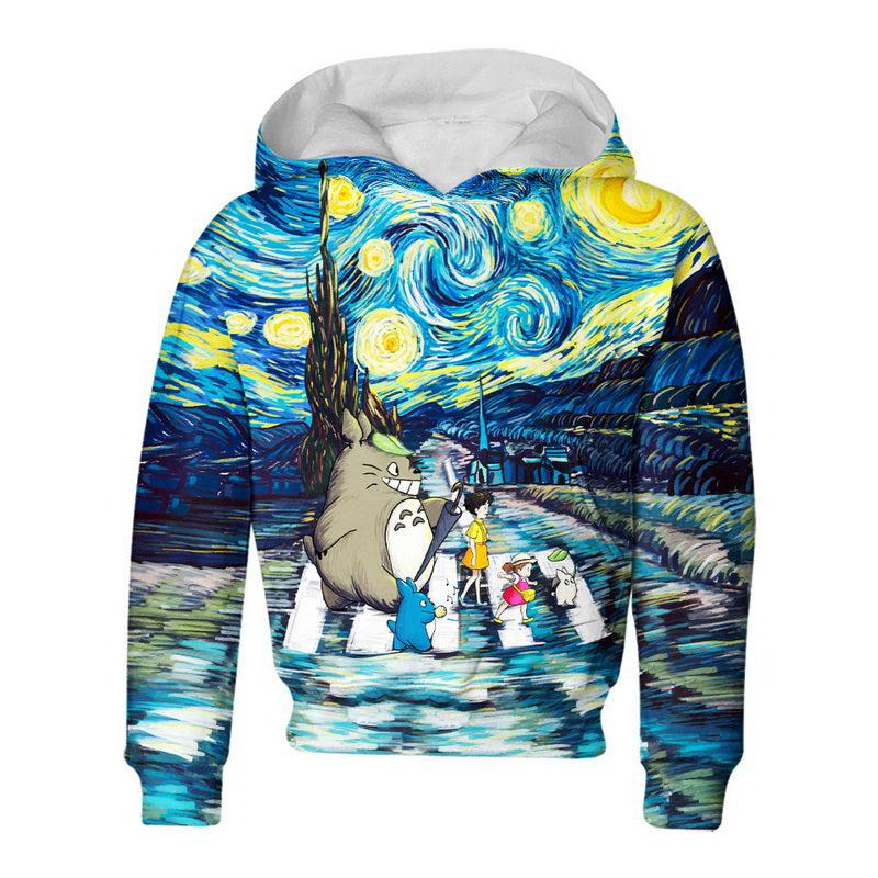 Totoro Starry Night Hoodie / T-Shirt