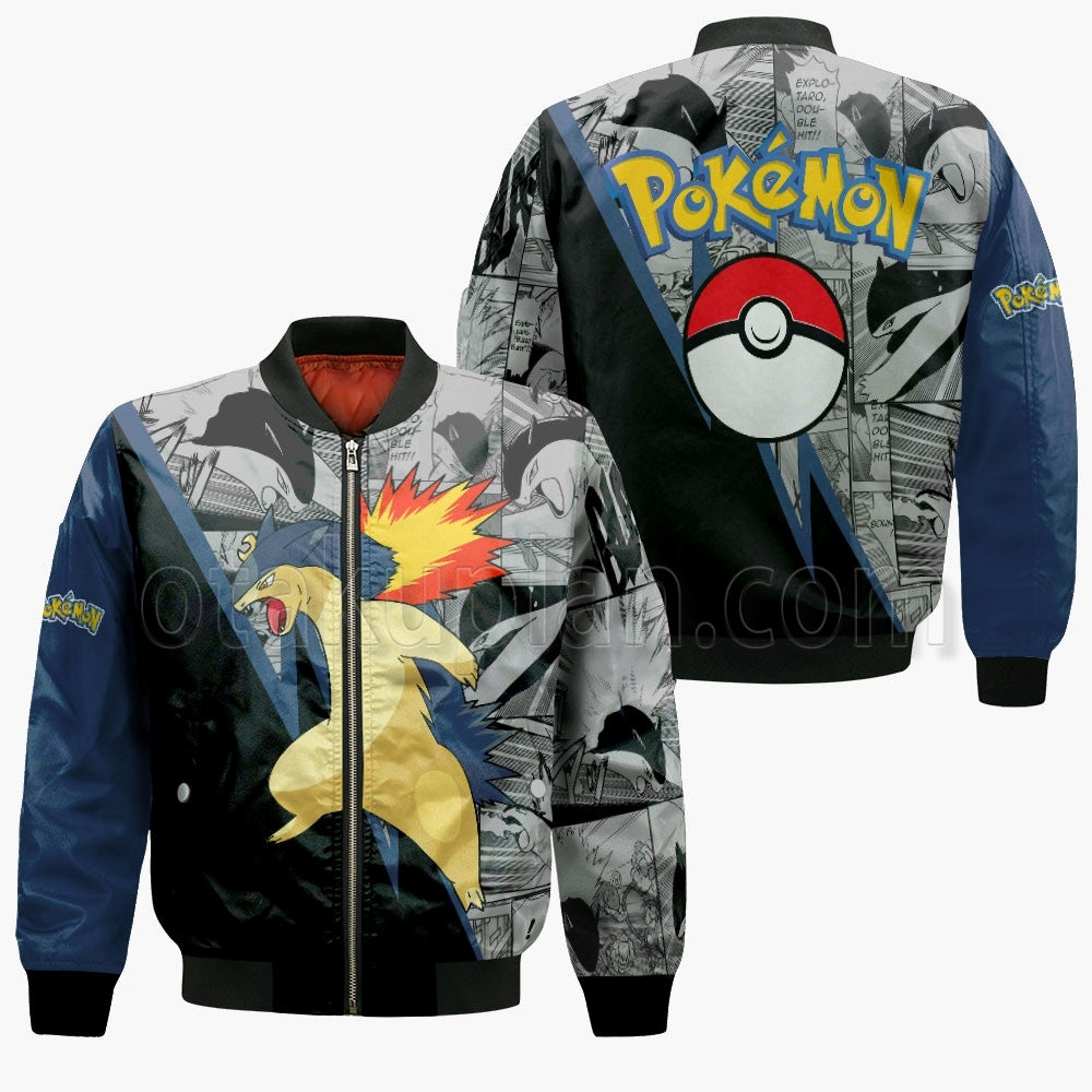 Typhlosion Hoodie Custom Mix Manga