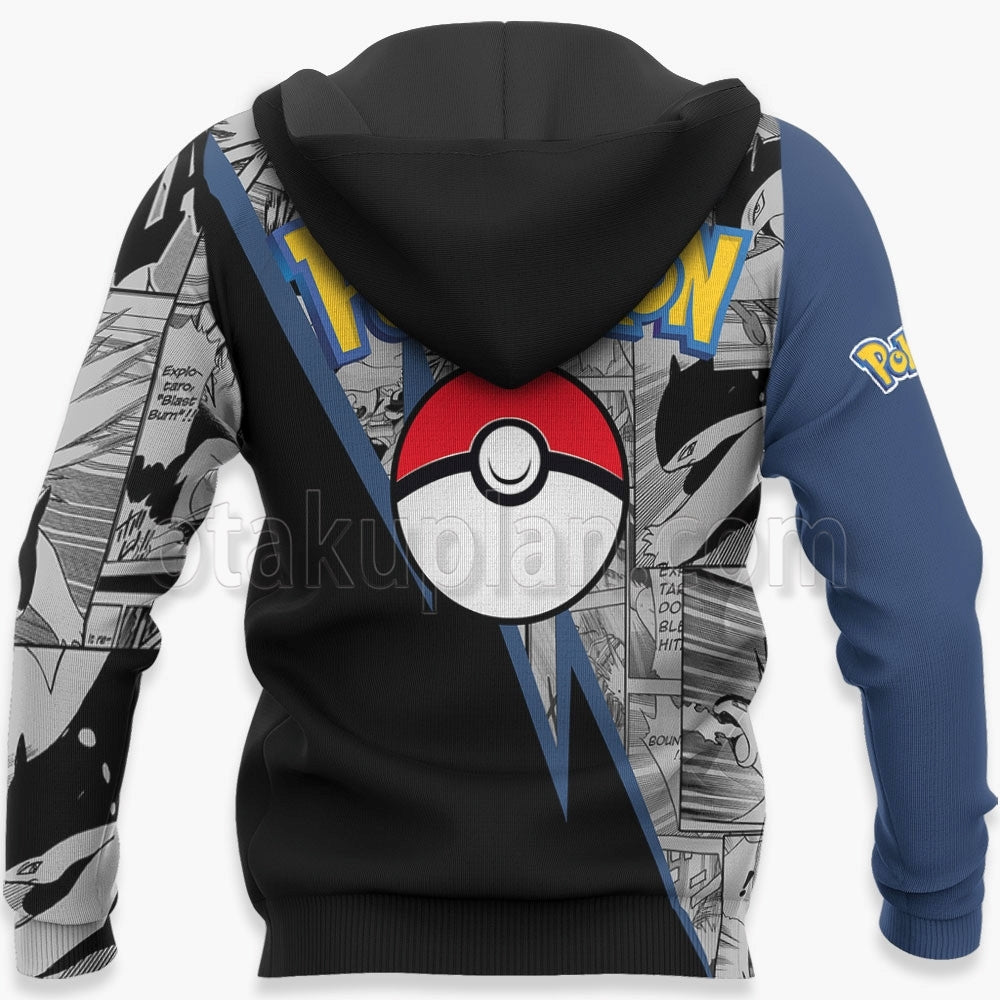Typhlosion Hoodie Custom Mix Manga