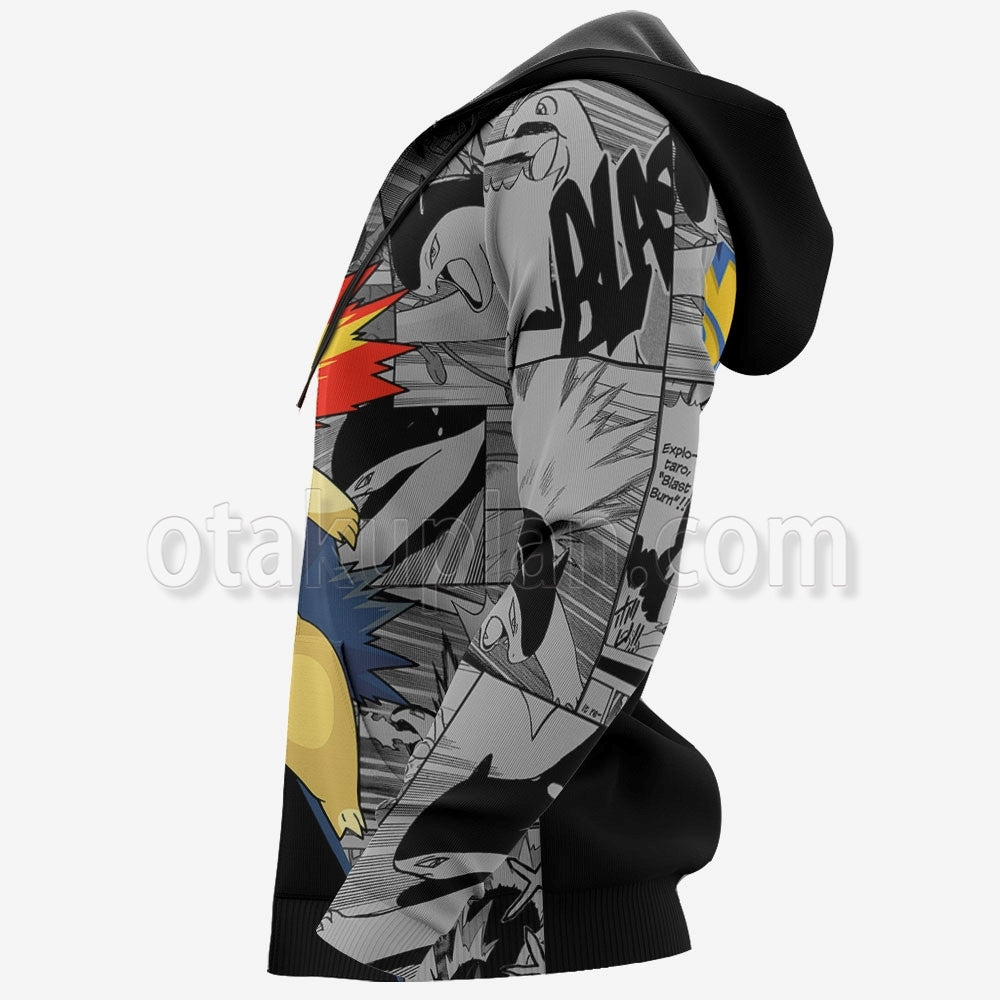 Typhlosion Hoodie Custom Mix Manga