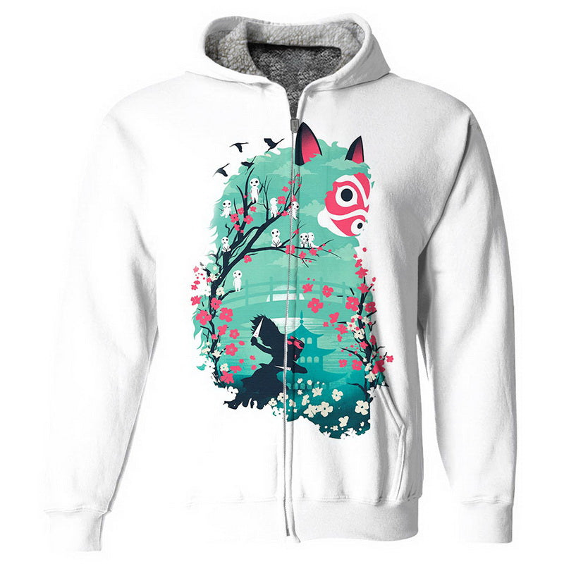 Ukiyo-e Princess Mononoke Hoodie / T-Shirt