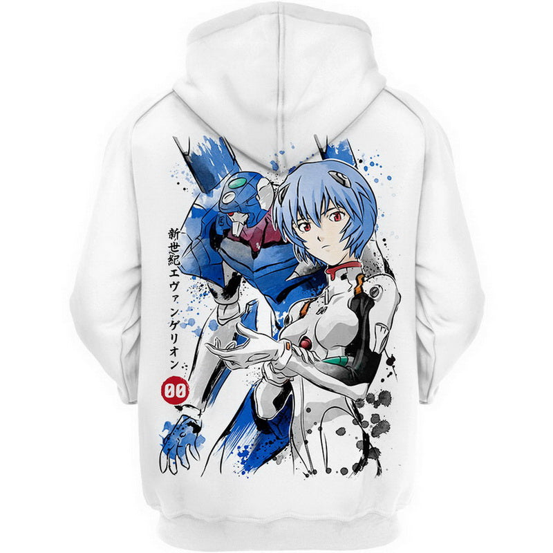 Unit 00 And Rei Ayanami Hoodie / T-Shirt