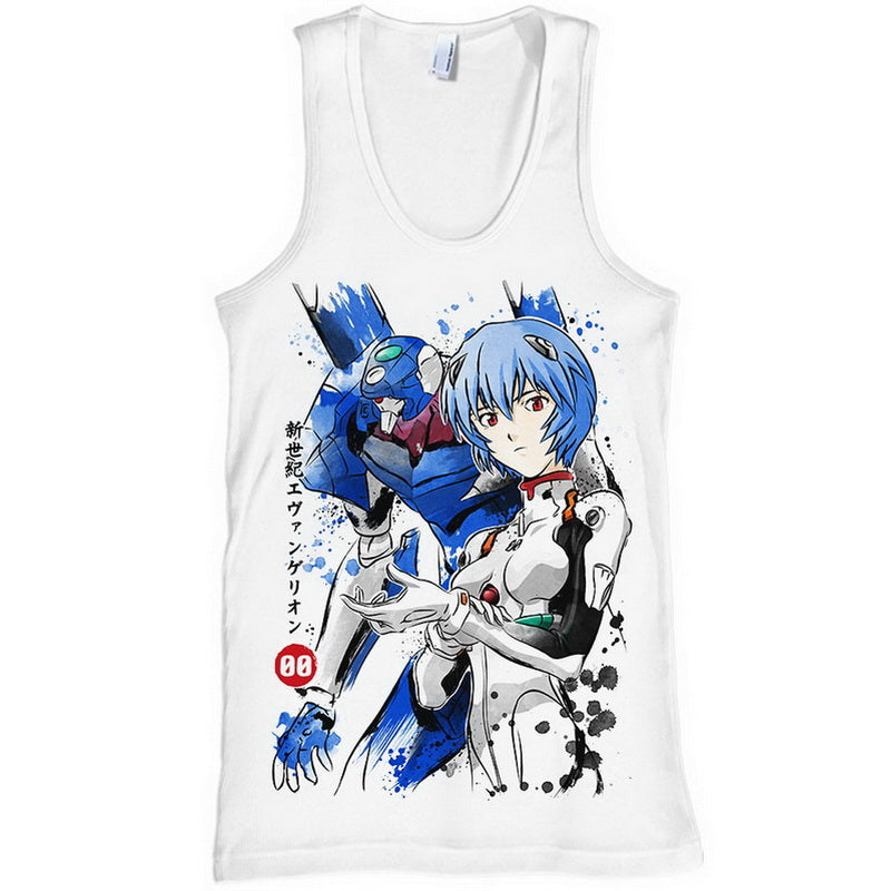 Unit 00 And Rei Ayanami Hoodie / T-Shirt