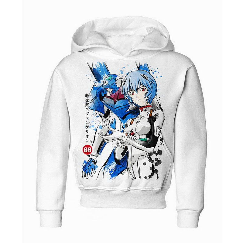 Unit 00 And Rei Ayanami Hoodie / T-Shirt