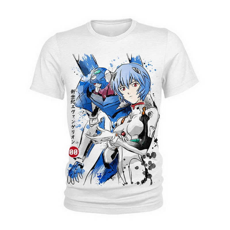 Unit 00 And Rei Ayanami Hoodie / T-Shirt