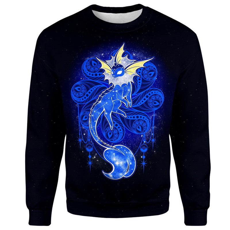 Vaporeon Starry Hoodie / T-Shirt