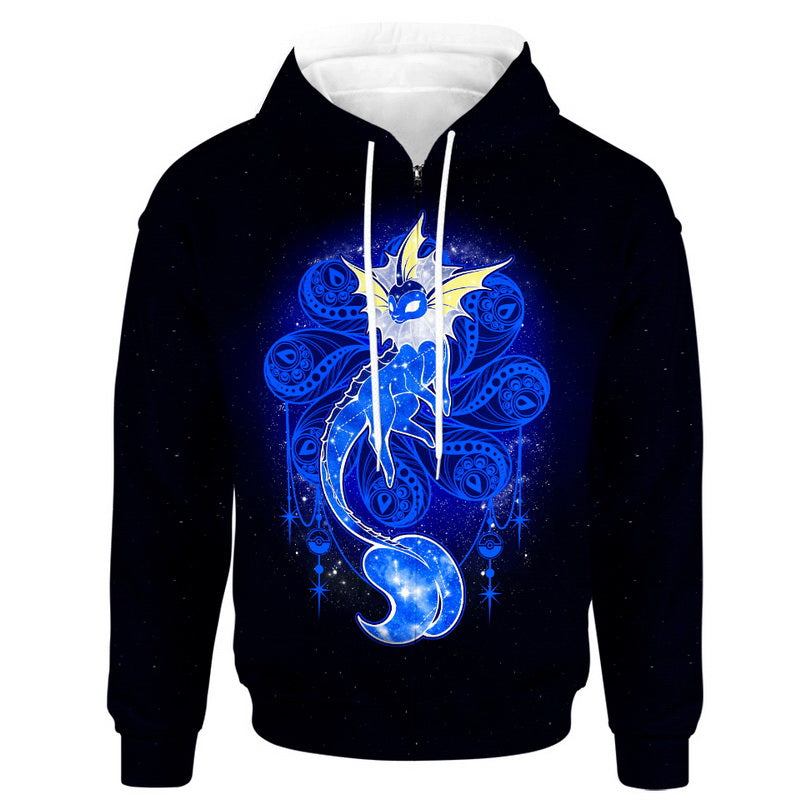 Vaporeon Starry Hoodie / T-Shirt