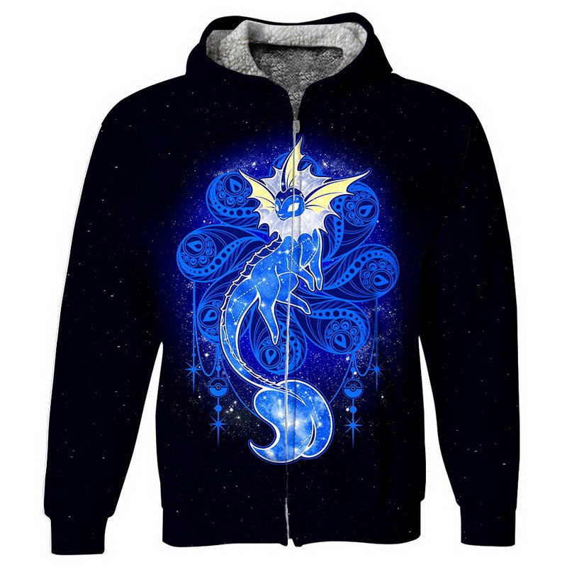 Vaporeon Starry Hoodie / T-Shirt