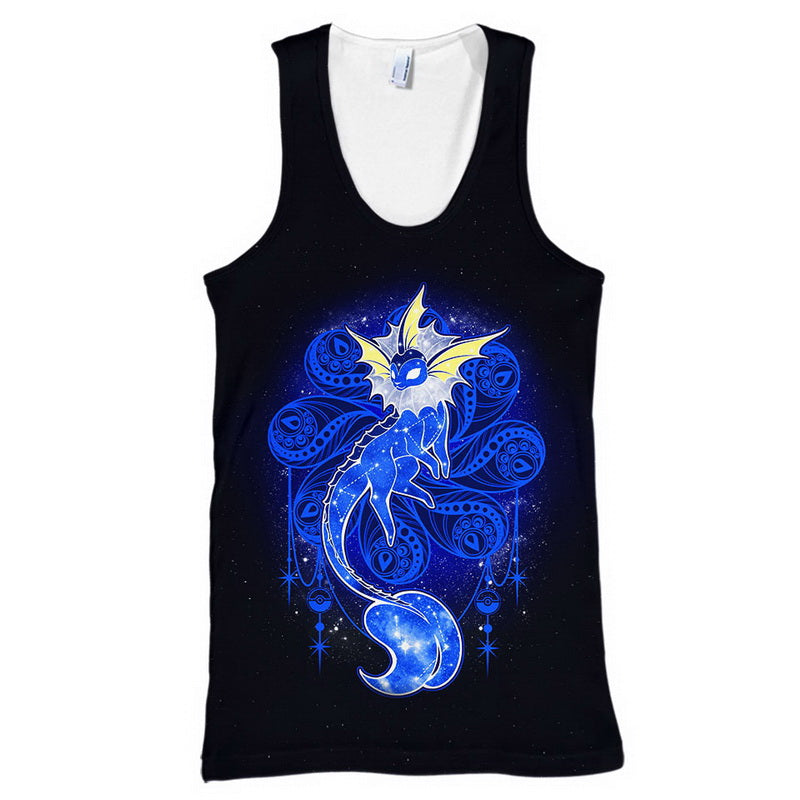 Vaporeon Starry Hoodie / T-Shirt