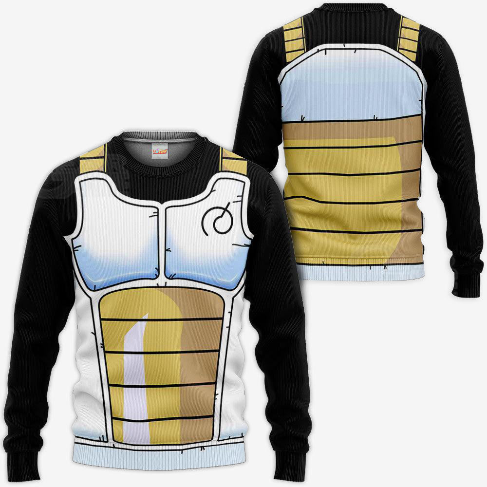 Vegeta Saiyan Battle Armor Dragon Ball Apparel Hoodie Shirts